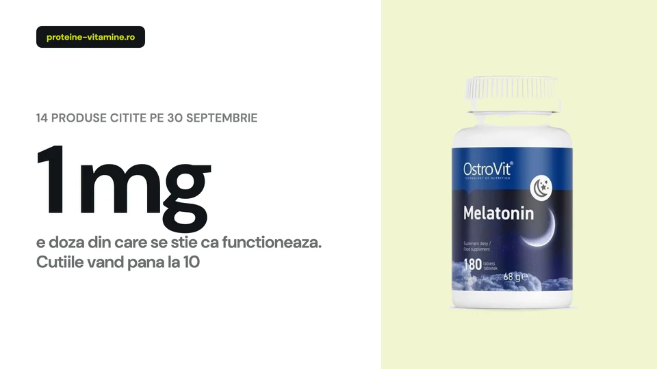 Cutii si spray-uri cu melatonina, de la 1,5 la 10 mg