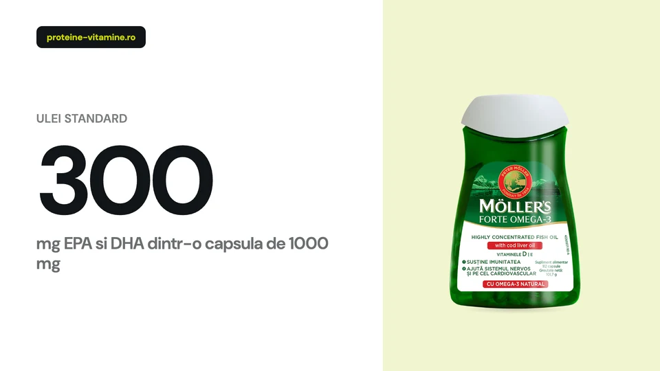Cutii de omega 3 si ulei de ficat de cod comparate