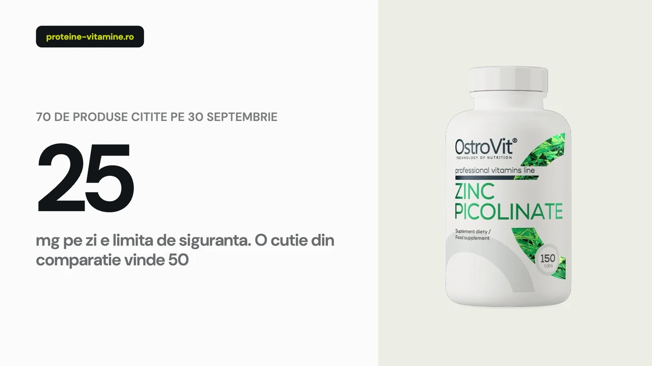 Cutii cu zinc in forme si doze diferite