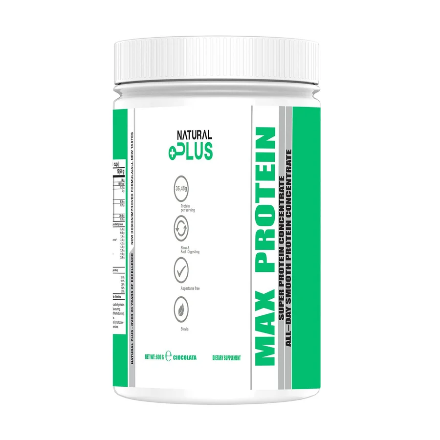 Concentrat proteic - Max Protein 600 g, ciocolata