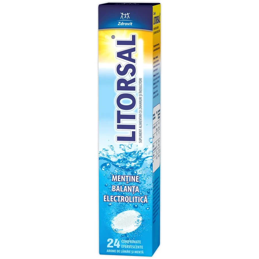 Litorsal electroliti, Zdrovit, 24 comprimate efervescente