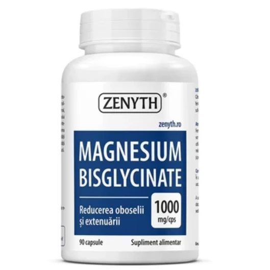 Magneziu Bisglicinat, Magnesium Bisglycinate, Zenyth, 90 capsule