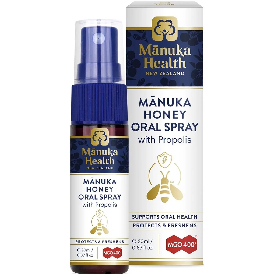 Spray oral Manuka MGO 400+ Manuka Health, miere cu Propolis, 20ml