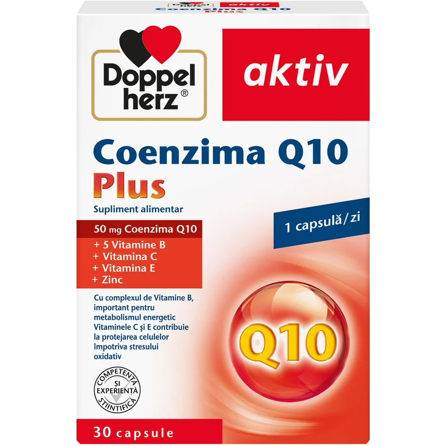 Supliment alimentar DOPPELHERZ COENZIMA Q10 PLUS, 30 capsule