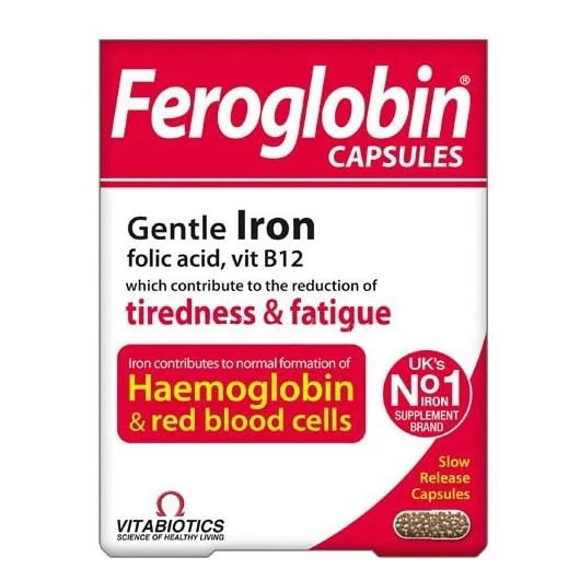 Supliment alimentar Feroglobin B12, 30 capsule