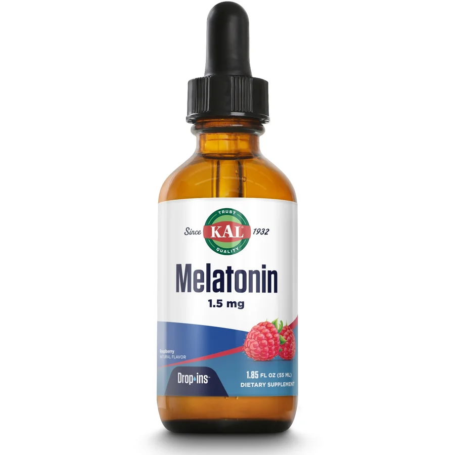 Supliment alimentar Melatonin DropIns 1.5mg Solaray, Secom 55 ml