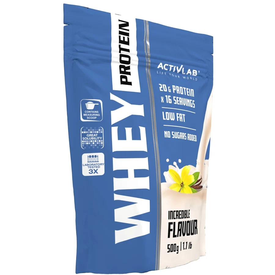 Supliment proteic, Proteina din zer, Activlab, WPC, 500g Vanilie